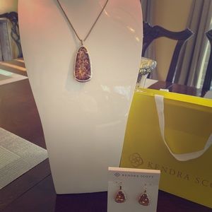 Kendra Scott Rare Crushed Gold Mica Set